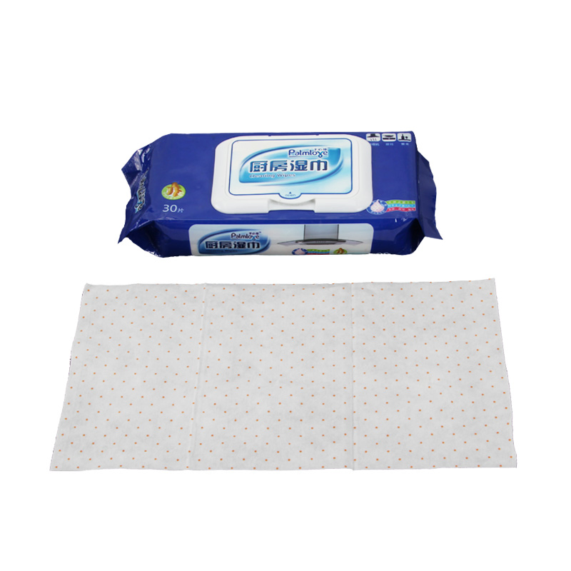 Kitchen Cleaning Wipes Large Size Cleaning Wipes Embossed DOT Nonwoven Wipes Kitchen Cleaning Helper