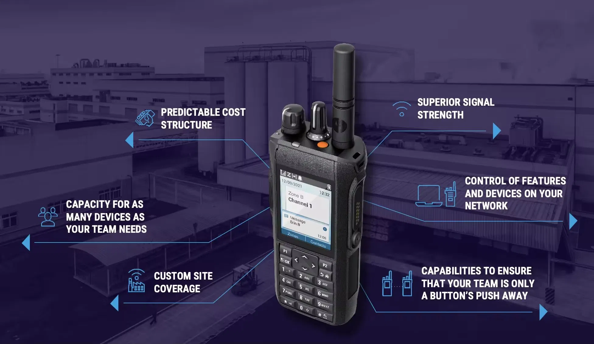 Радиостанция Motoro La R7 DMR взрывозащищенная