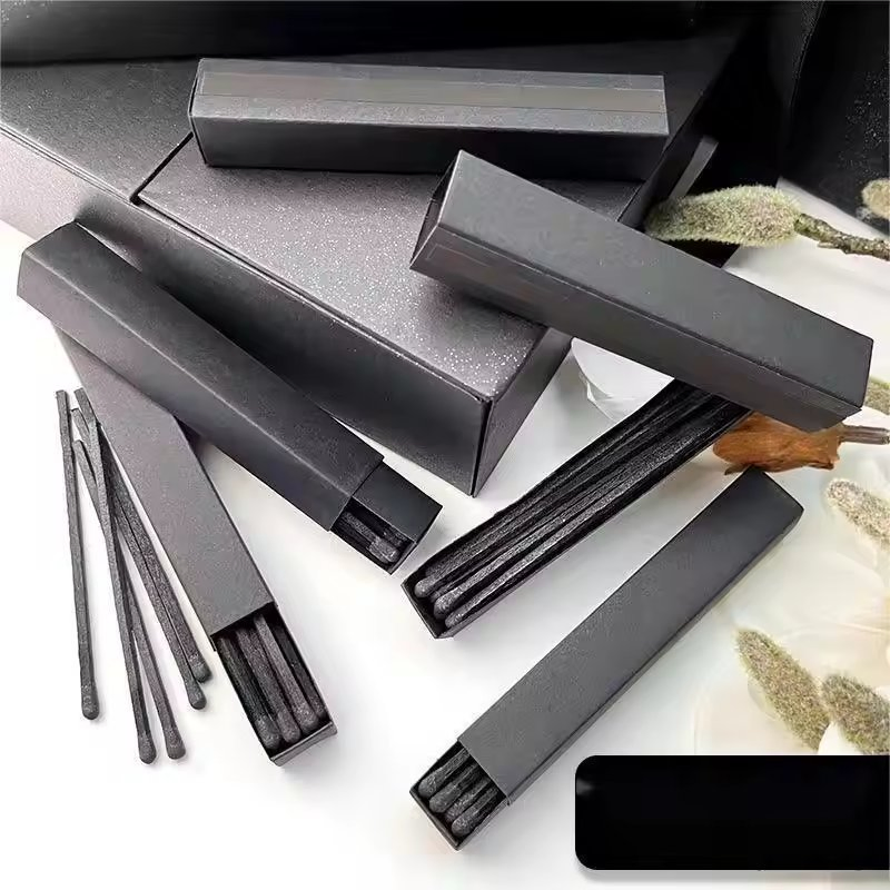 Factory Cigar 3 Inch Candle Matches Incense Wood with Logo Safe Hotel Bulk Matchbox