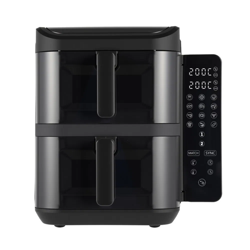 Convenient Stable 11L OEM Custom Double-Stack Big Air Fryer for Home Kitchen