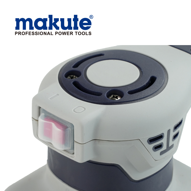 Power Action OS121 125mm Electric Rotary Orbital Wood Sander with Variable Speed