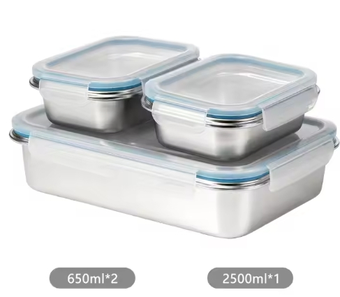 Набор контейнеров для кухни LB-12, 20 л, нержавеющая сталь