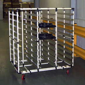 Lean Pipe Sliding Roller Track Joint with Steel Pipe Structure