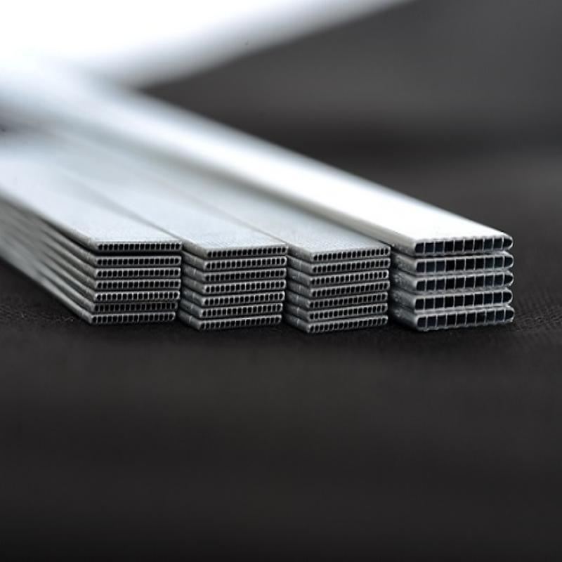 Aluminum Auto Air Conditioning Parts Extruded Channel Multi-Port Pipe