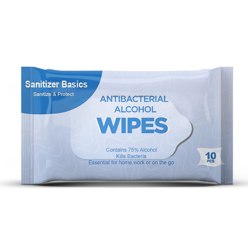 Cleaning Antiseptic Wet Sanitizing Hand Wash Sanitizer Antibacterial Bulk Disinfecting Wipes 75% Alcohol Wipe