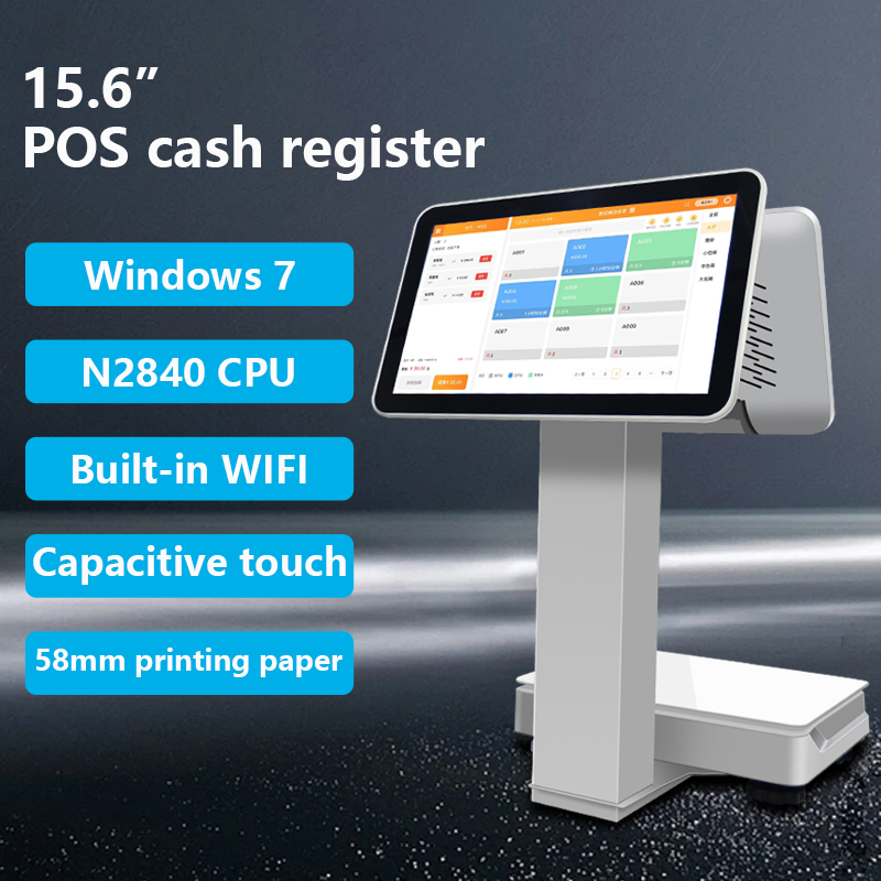 High Quality 15.6inch Win/Android POS System All in One Cash Register POS Payment Terminal Restaurant Kiosk Point of Sale System