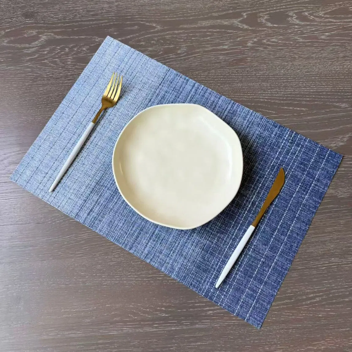 Wholesale New Design Gradient Simple Thickened Weaving Household Placemat