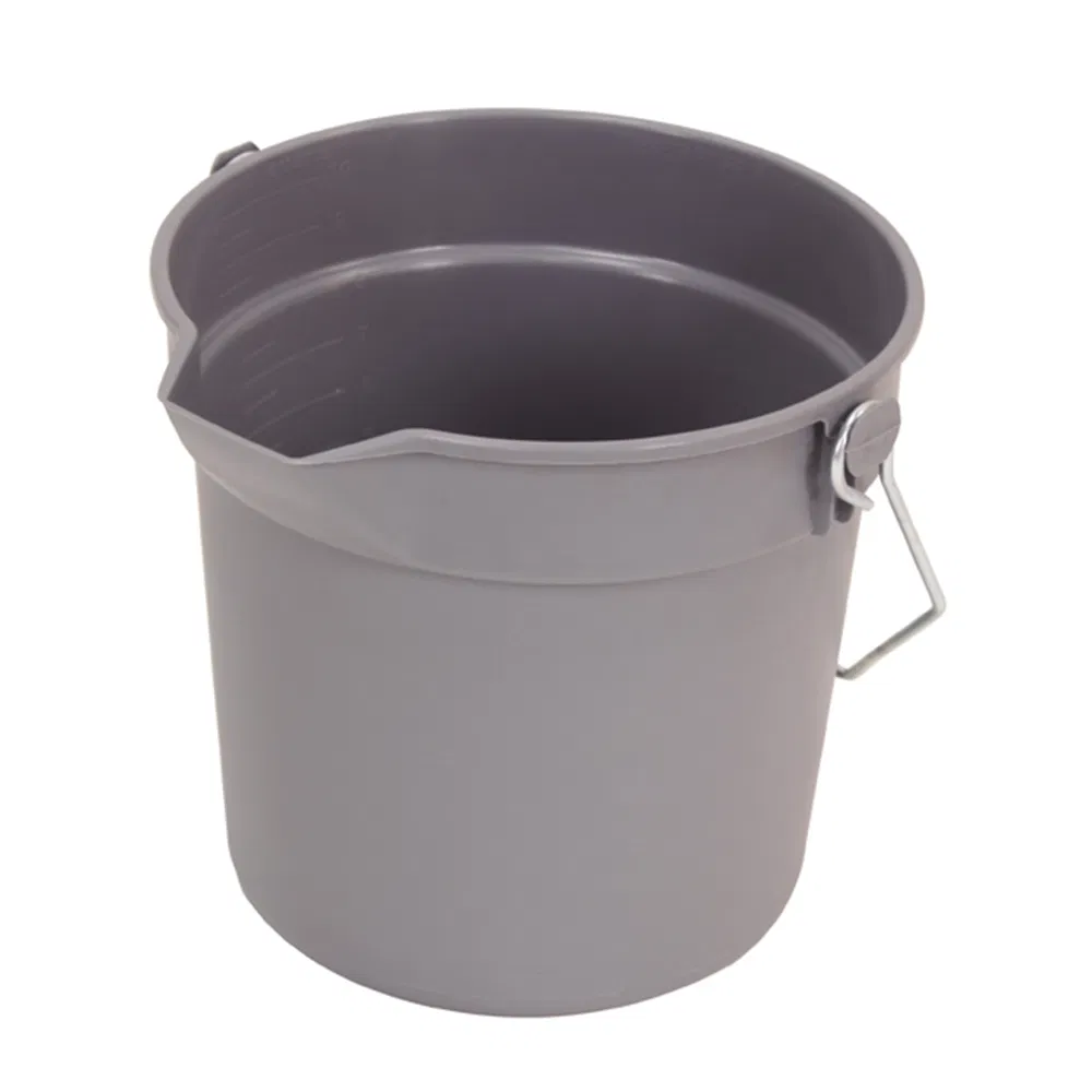 Setbest Versatile 14qt Plastic Cleaning Bucket with Spout for Easy Pouring