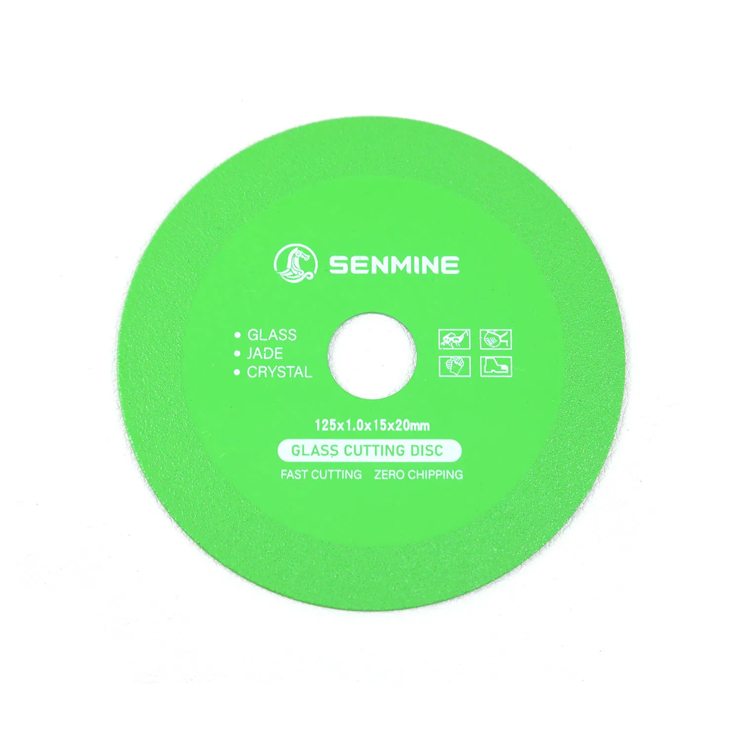 Crystal Bottle Jade 5 Inch 125mm Angle Grinder Ceramic Tile Glass Circular Diamond Glass Saw Blade