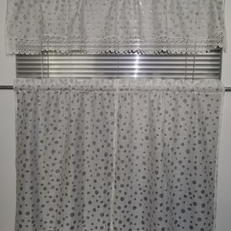 100% Polyester Wholesale Floral Digital Print Polyester Valance Kitchen Curtains