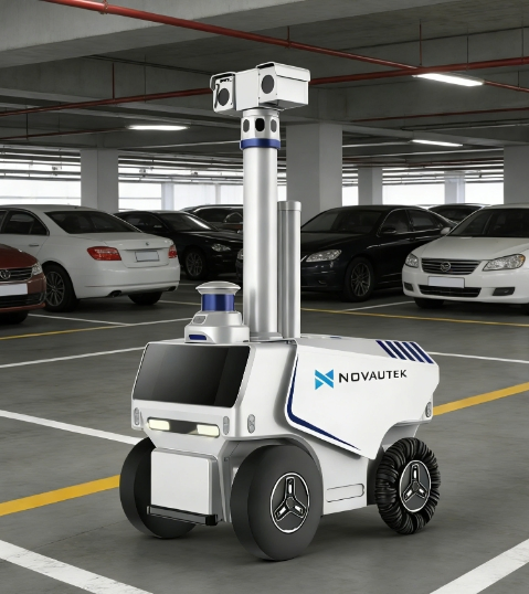 Ai Security Patrol Robot with 3D Slam Navigation Wireless Charging and Thermal Imaging