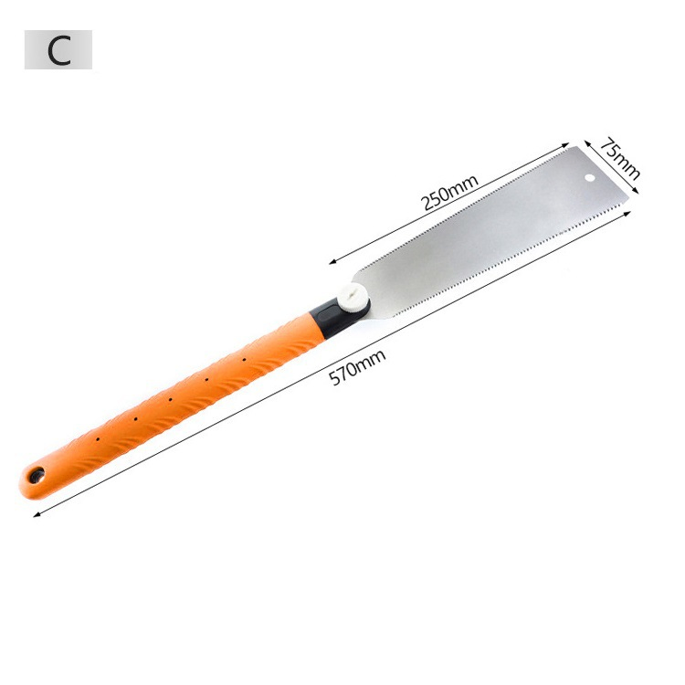 Двусторонняя ручная пила для дерева со сменным полотном