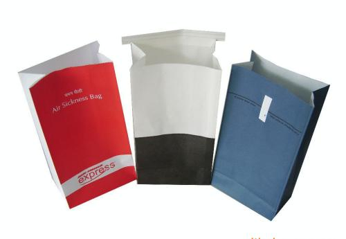 Disposable Waterproof Airsickness Airplane Garbage Vomit Paper Bag