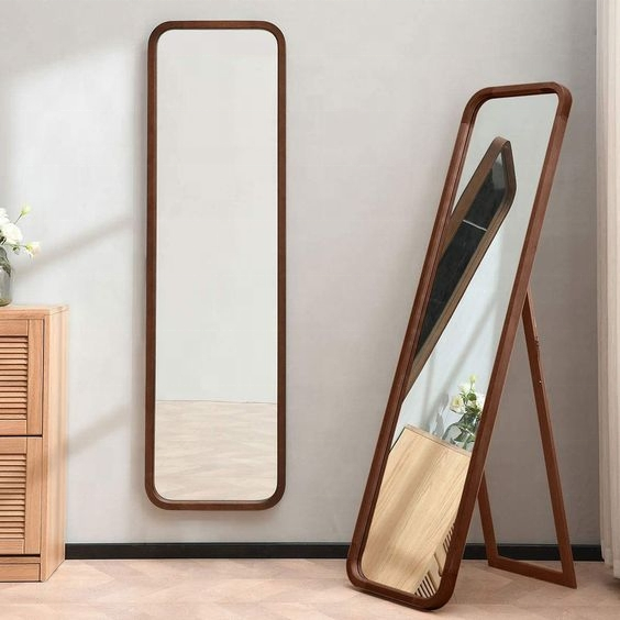 3mm 4mm Double Coated Aluminum Mirror Glass for Wardrobe and Cabinet Doors