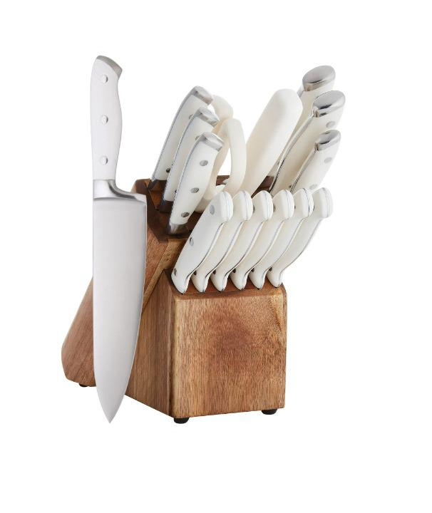 Набор кухонных ножей из нержавеющей стали, 15 предметов