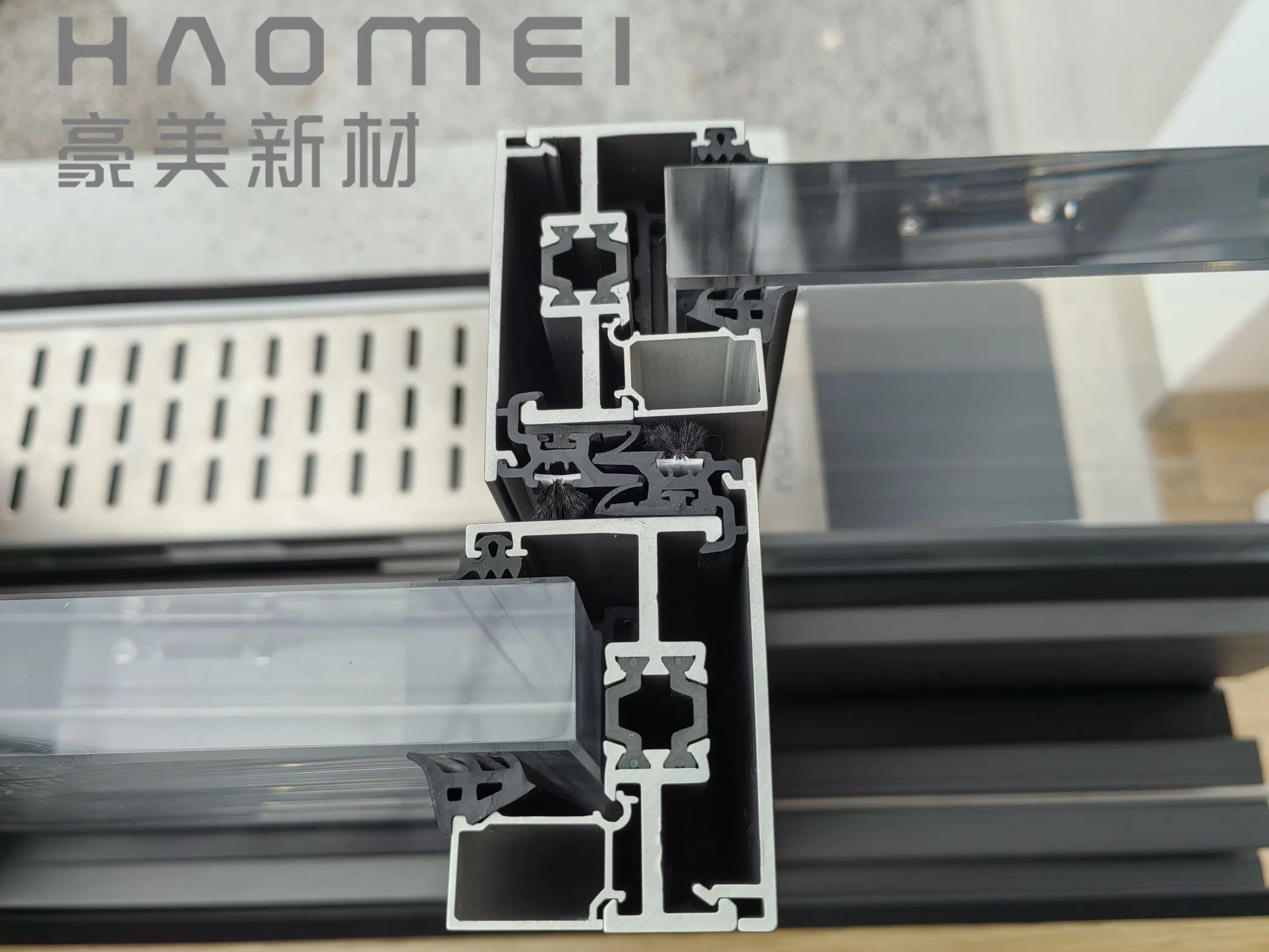 Factory Direct Supply Curtain Wall Section for Office Building