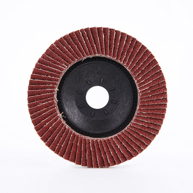100*16mm 4 Inch 60 Grit Zirconia Abrasive Red Sand 90# Plastic Cover Flap Disc