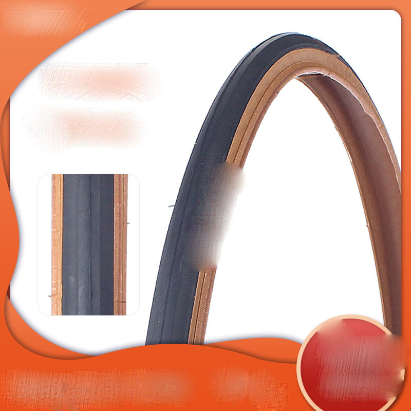 Винтажные велосипедные покрышки Bald Tire с коричневым бортом