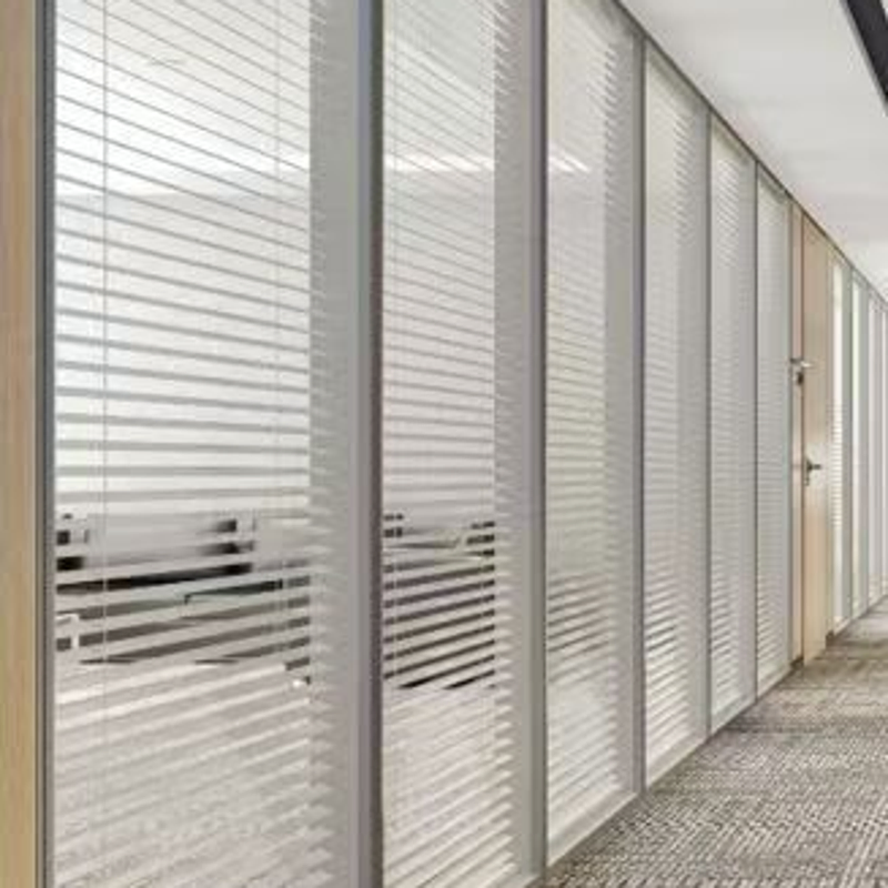 Office Aluminum Partional Wall Office Division Panels Outdoor Fireproof Glass Partition