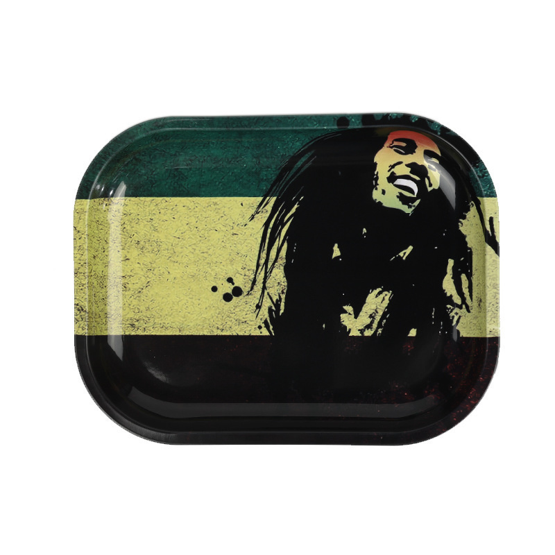 420 High Creative Pattern Metal Colorful T2 Ashtray for Tobacco Rolling Paper