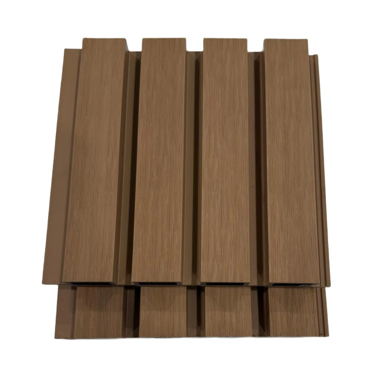 Factory Price Custom Interior Decorative Strip Wood Plastic Composite Cladding Wood Alternative WPC Wall Panel