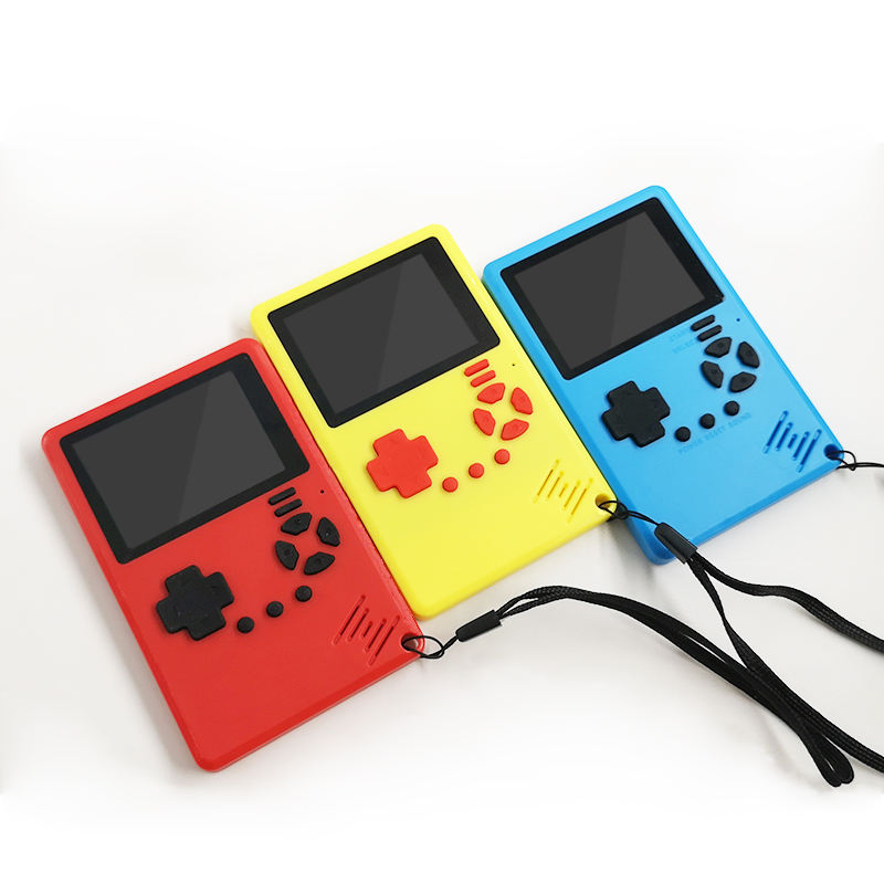 Mini Retro Game Player Portable Rechargeable Battery Inside Port Connect TV Kids Adults Classic Game