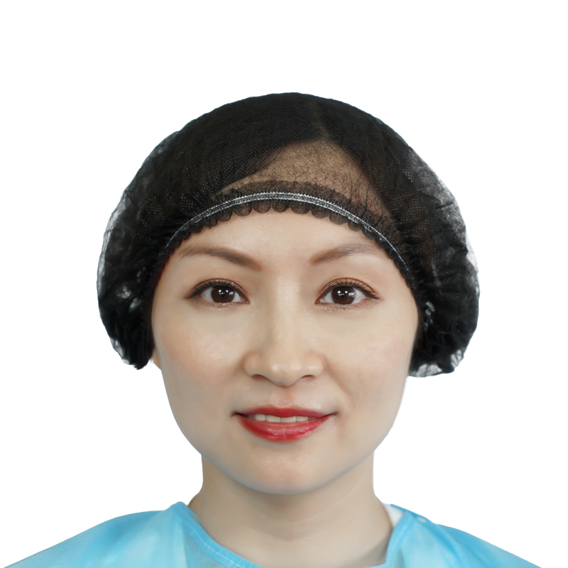 100 PCS Disposable Non-Woven Bouffant Caps Head Cover Nets
