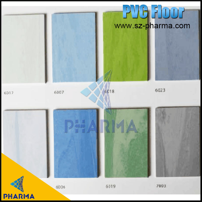 ПВХ антистатический пол для чистых помещений GMP
