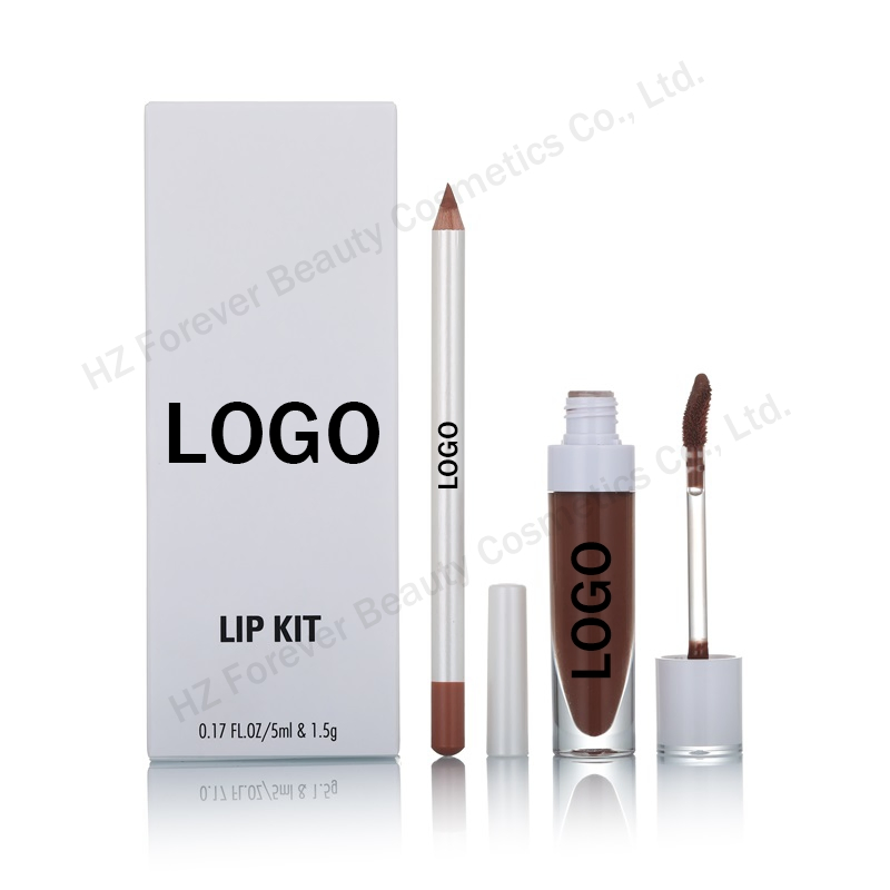 Matte Liquid Lipstick 40 Color with Lip Liner Setting Wholesale in Stock Lip Kit