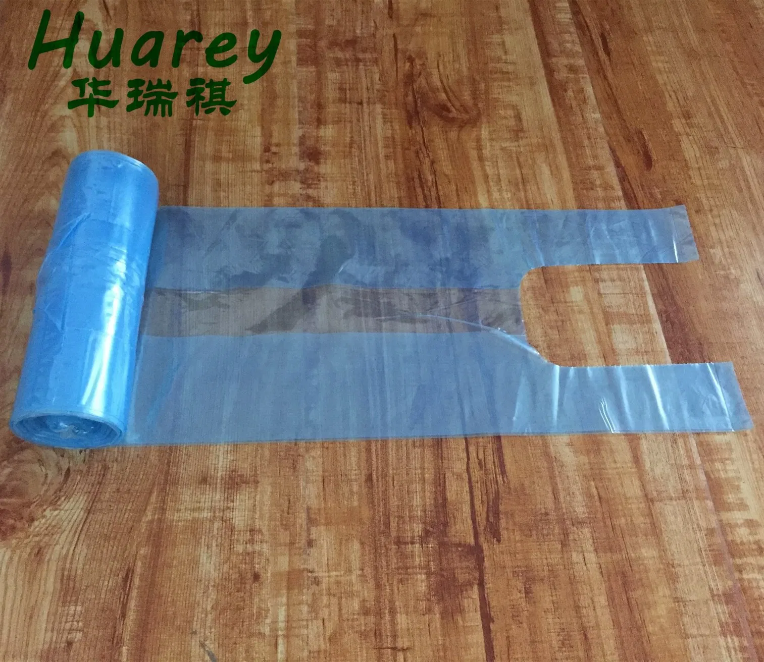 Custom Plastic HDPE LDPE PE for Shopping Supermarket T-Shirt Bag Gusset Bag
