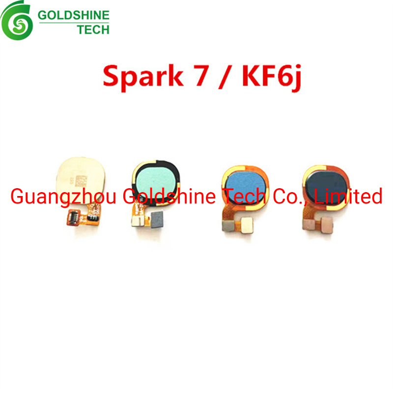 Шлейф кнопки Home и сканера отпечатков Tecno Spark 7 KF6J