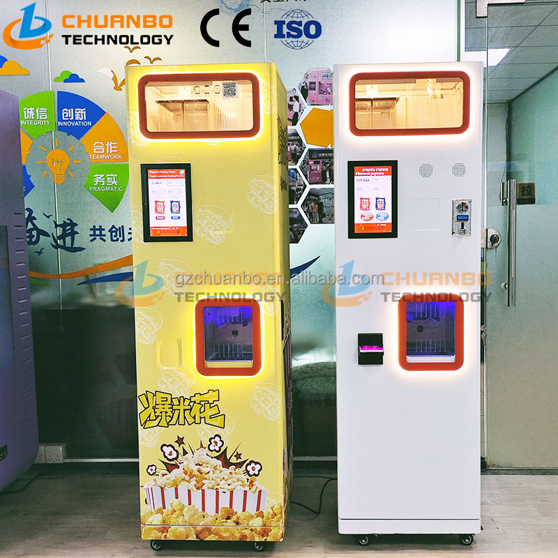 Full Automatic Popcorn Machine Earn Money Intelligent for Sales Price