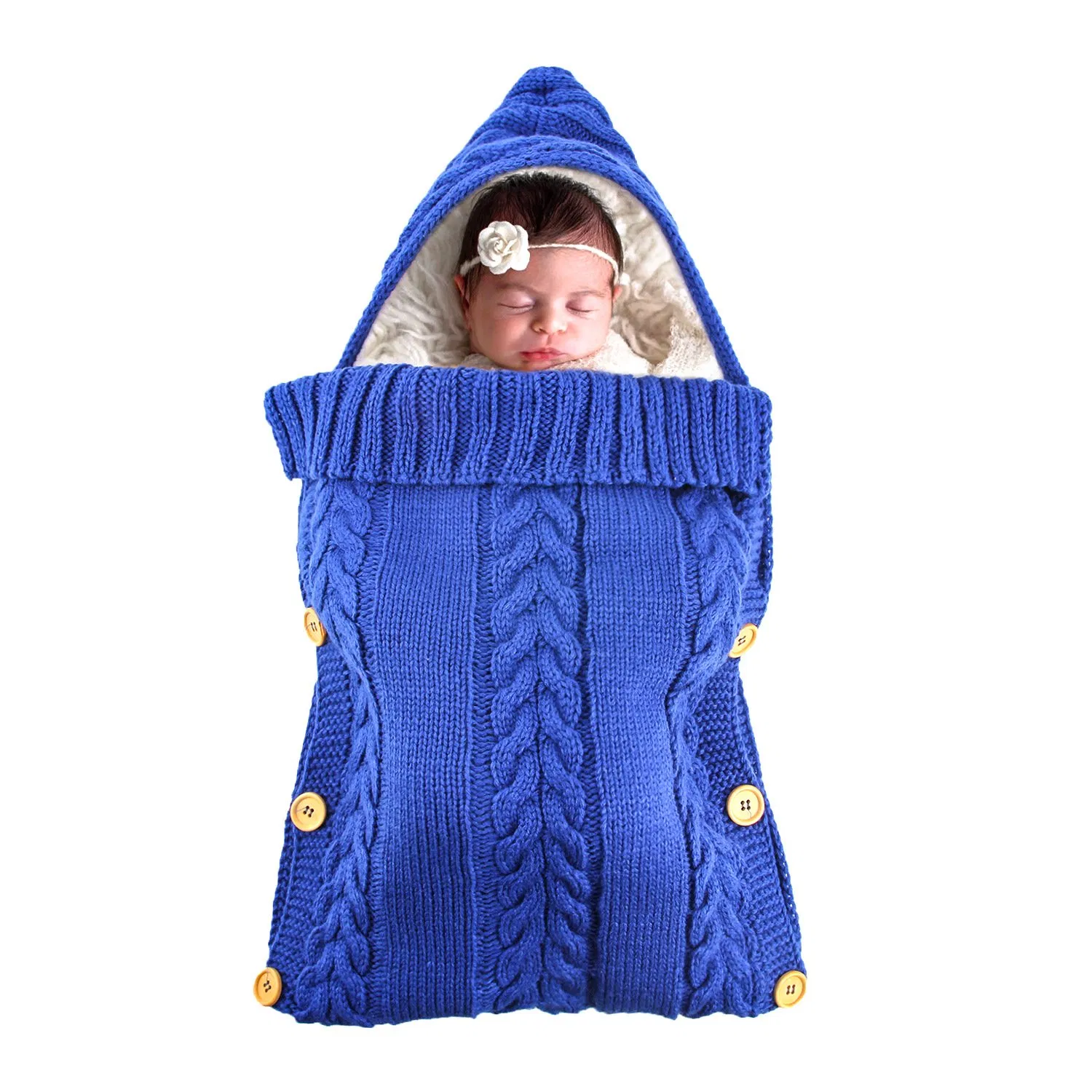 Cozy Ultra-Soft Fleece Baby Sleeping Bag for Warm Nights
