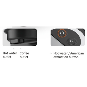 Factory Outlet Household 1.2L Water Tank Espresso Capsule coffee Maker Coffee Machine