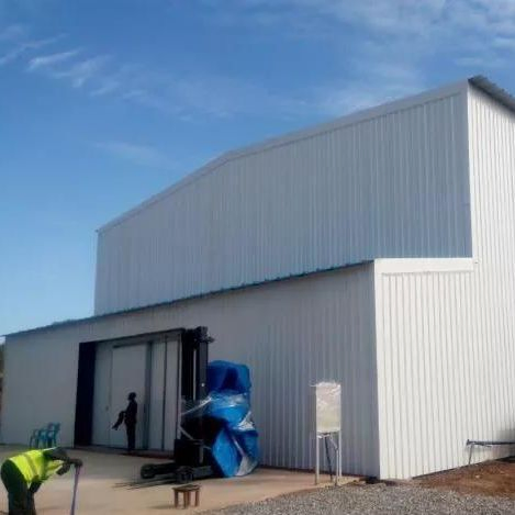Fast Installation of Low Cost Prefabricated Steel Frame Warehouse