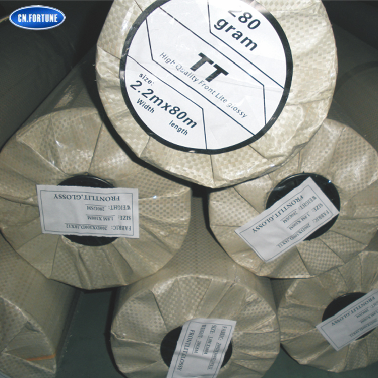 Factory Price 440GSM PVC Coated Banner Advertising Material Backlit/Frontlit Glossy PVC Flex Banner Roll