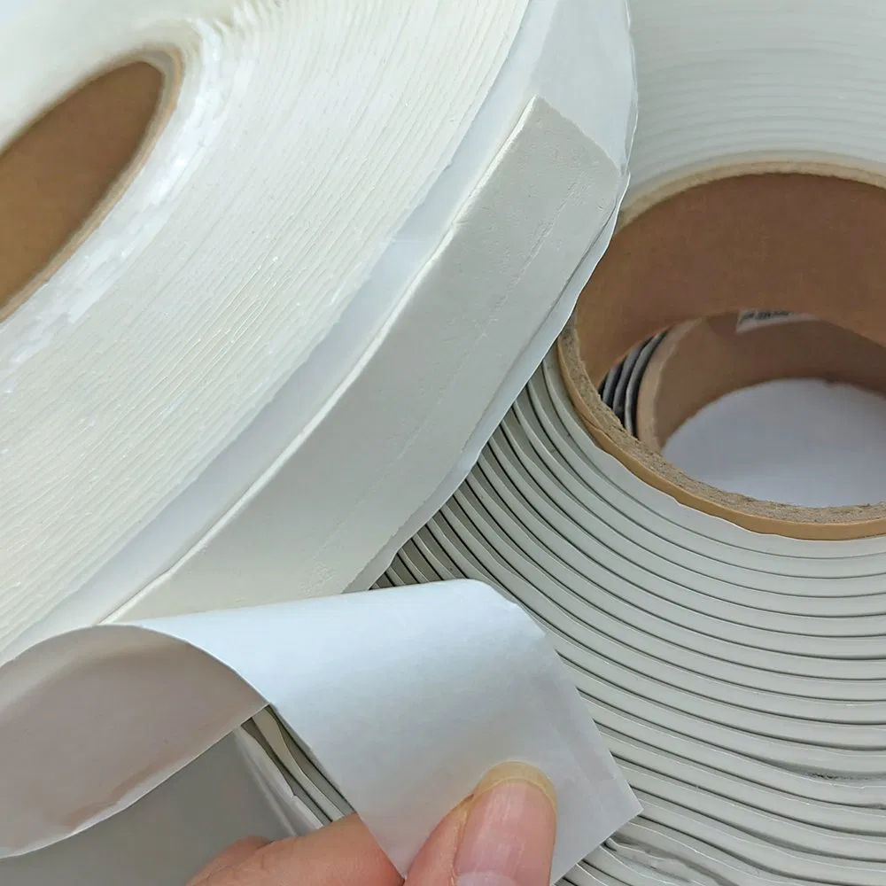 Black Color Butyl Seal Tape Sticky Insulating Rubber Sealing Tape Is Used for Connection of Automobile Parts and Steel Plates