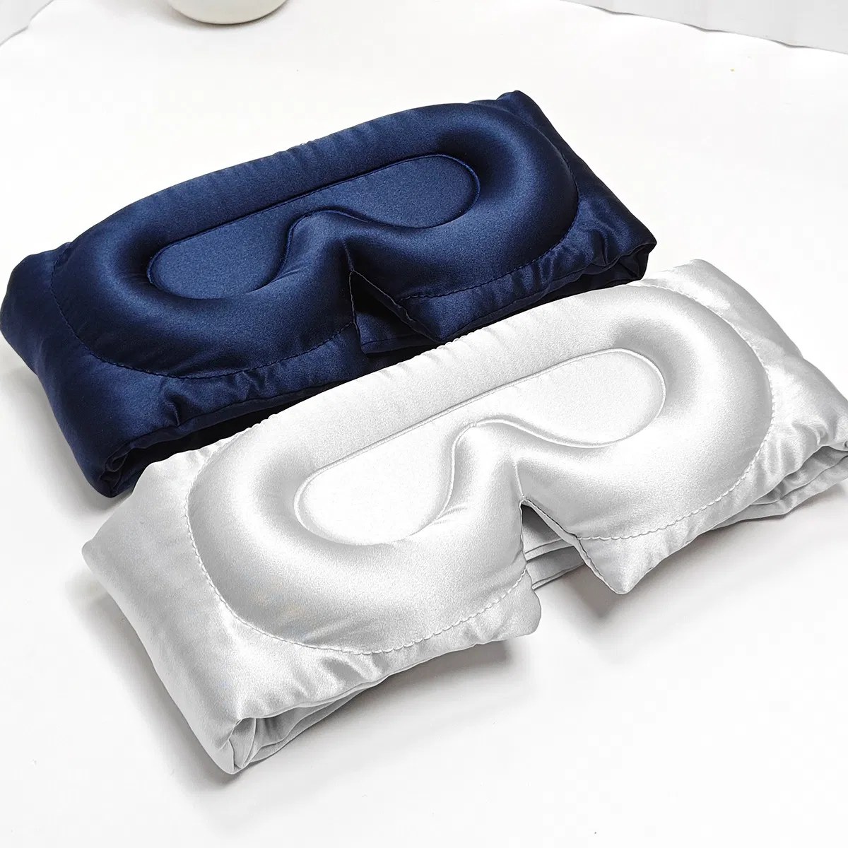 3D Pure Silk Sleep Mask Eyelash Protecting for Natural Lashes & Extensions