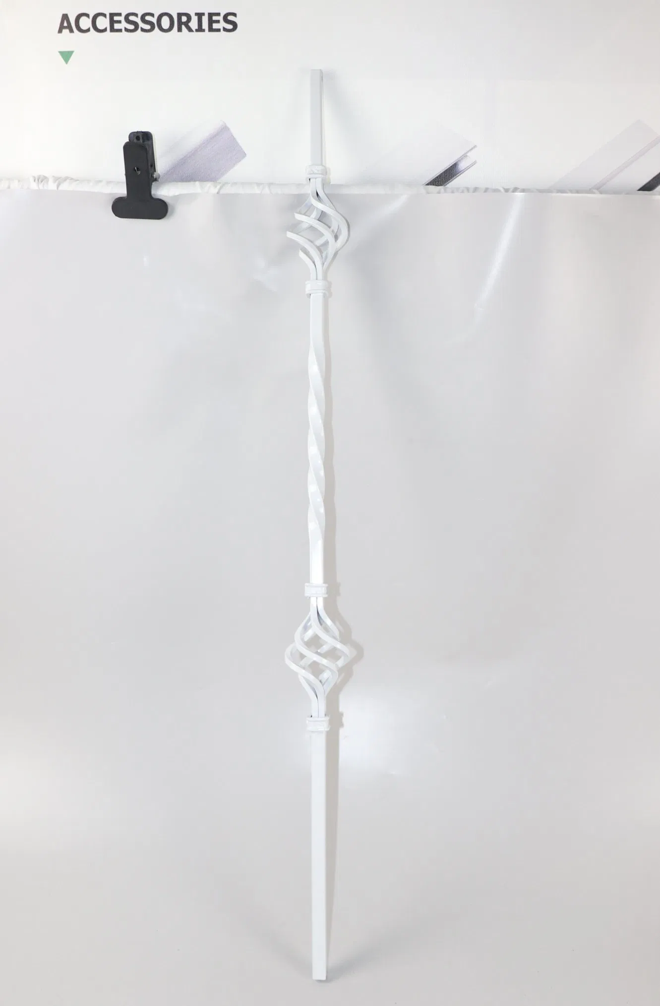 Wrought Iron Stair Spindle Railing Pillars Vintage Design Interior Decoration