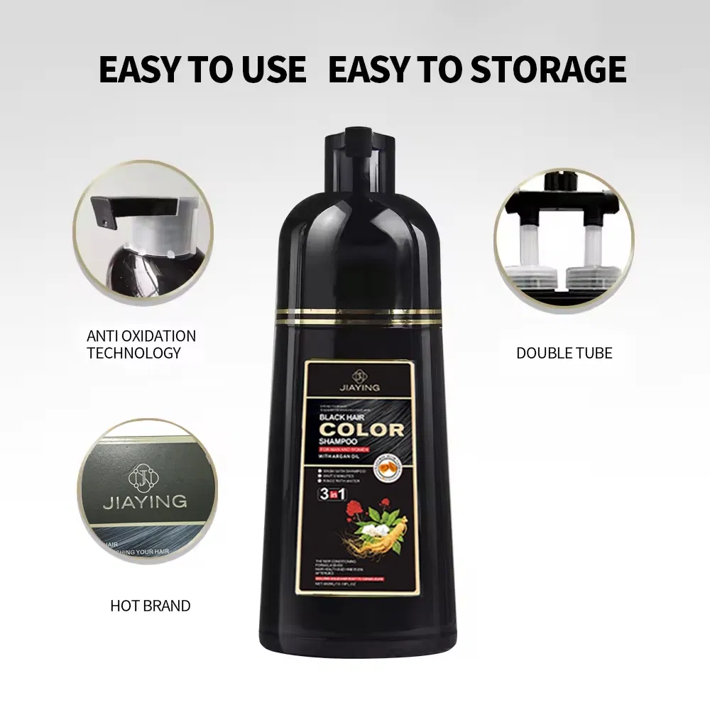 Organic Natural Extract 3-in-1 Ammonia-Free Permanent Deep Black Hair Dye