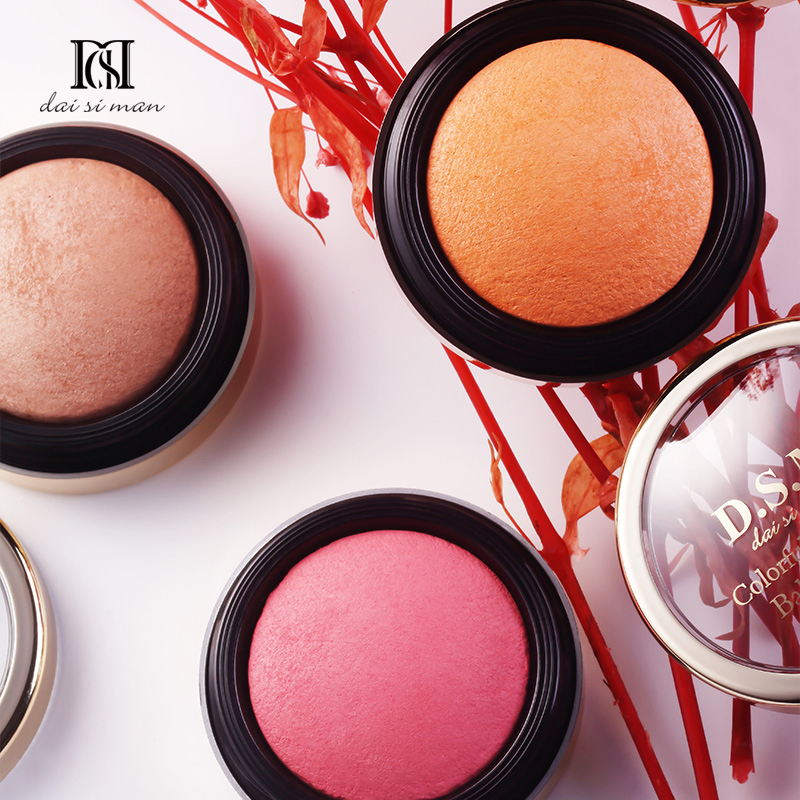 Dsm 3 Colors Makeup Colorful Mineral Baked Blush