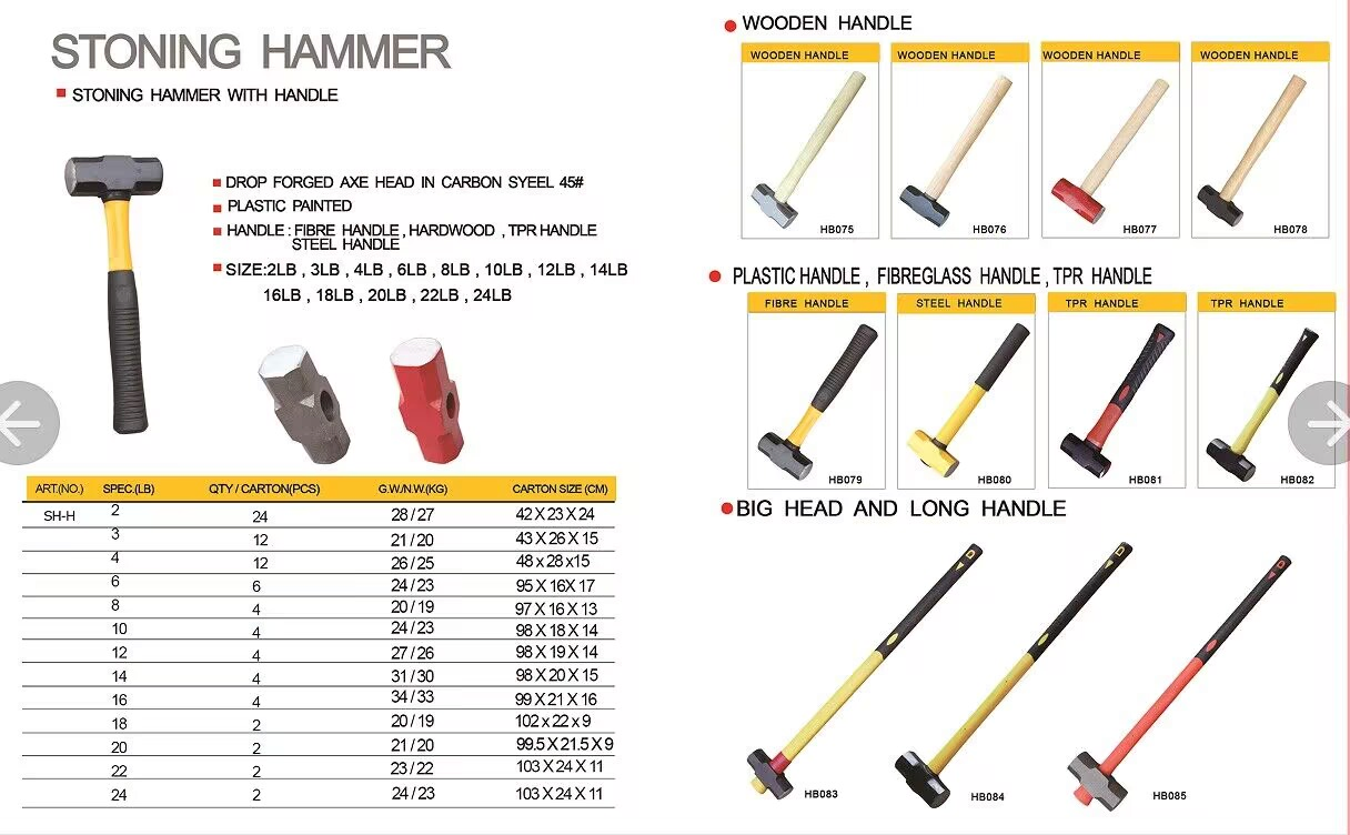 S-Type Wooden Handle Claw Hammer