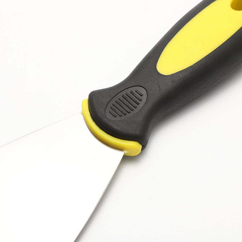 Household Metal Spackle Putty Knife Scraper Trowel with Plastic Handle Wall Putty Remover Tool for Drywall Wallpaper Painting