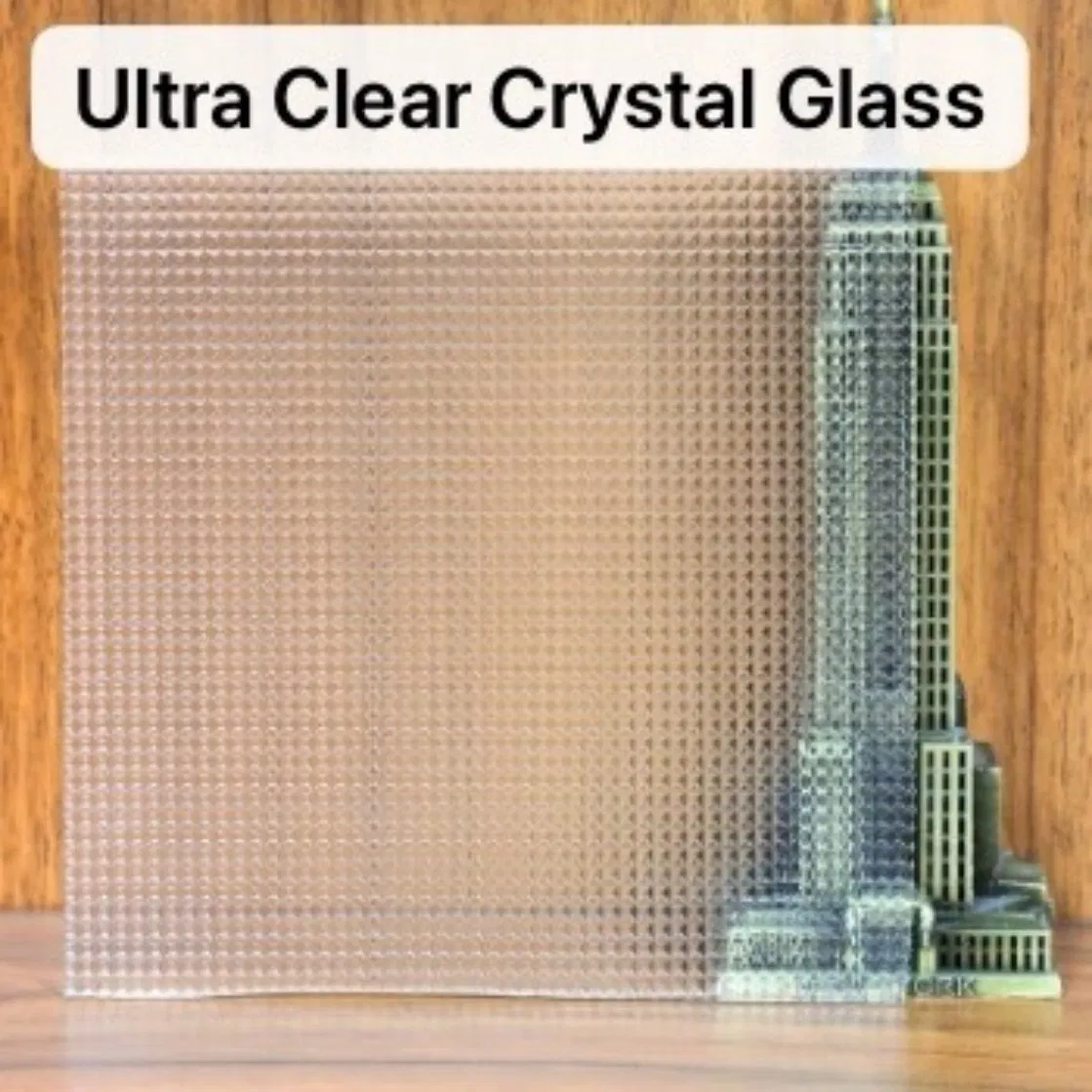5mm High-Quality Best Price Nashiji Moru Karatachi Patterned Glass