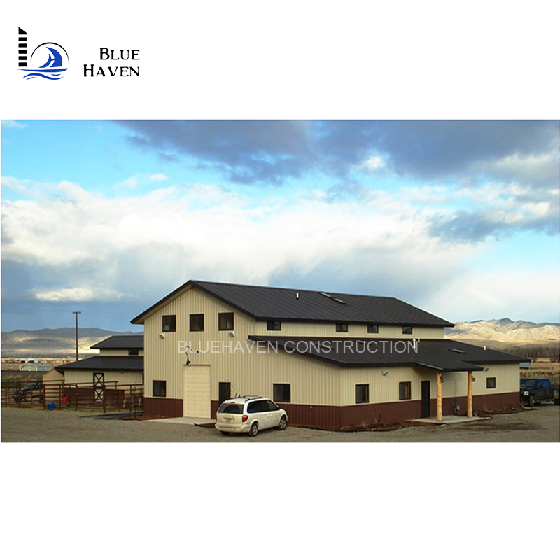 Light Prefab Metal Steel Structure Shed Auto Car Garage for Sale