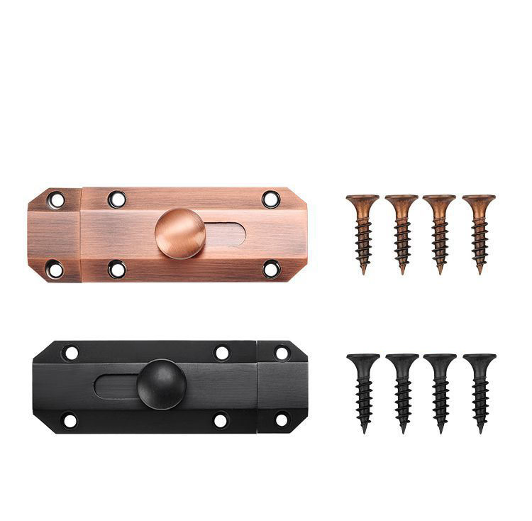Heavy Duty Gate Lock Security Door Bolt Surface Mounted Sliding Bar Latch