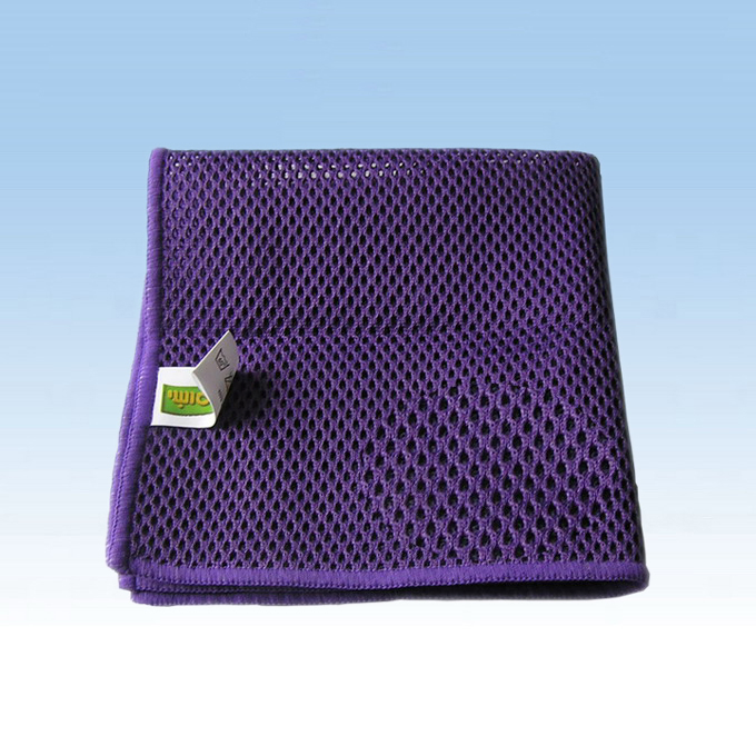 Fish Scale Shape Microfiber Cleaning Cloth (CN3618-2)