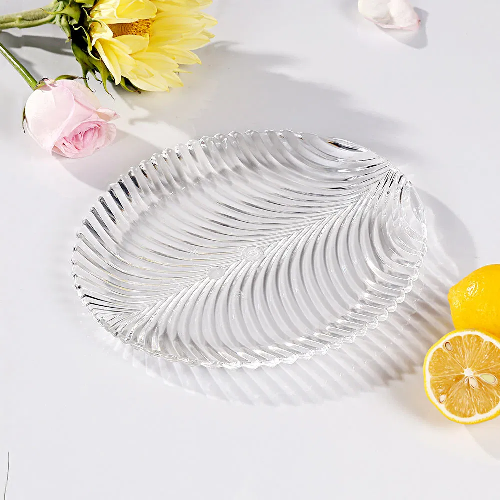 Plastic Fruit Plate - Luxury Crystal Bowls with Artistic Textures