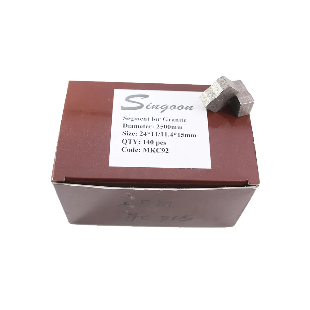 Алмазный сегмент для резки гранита, 2500 мм