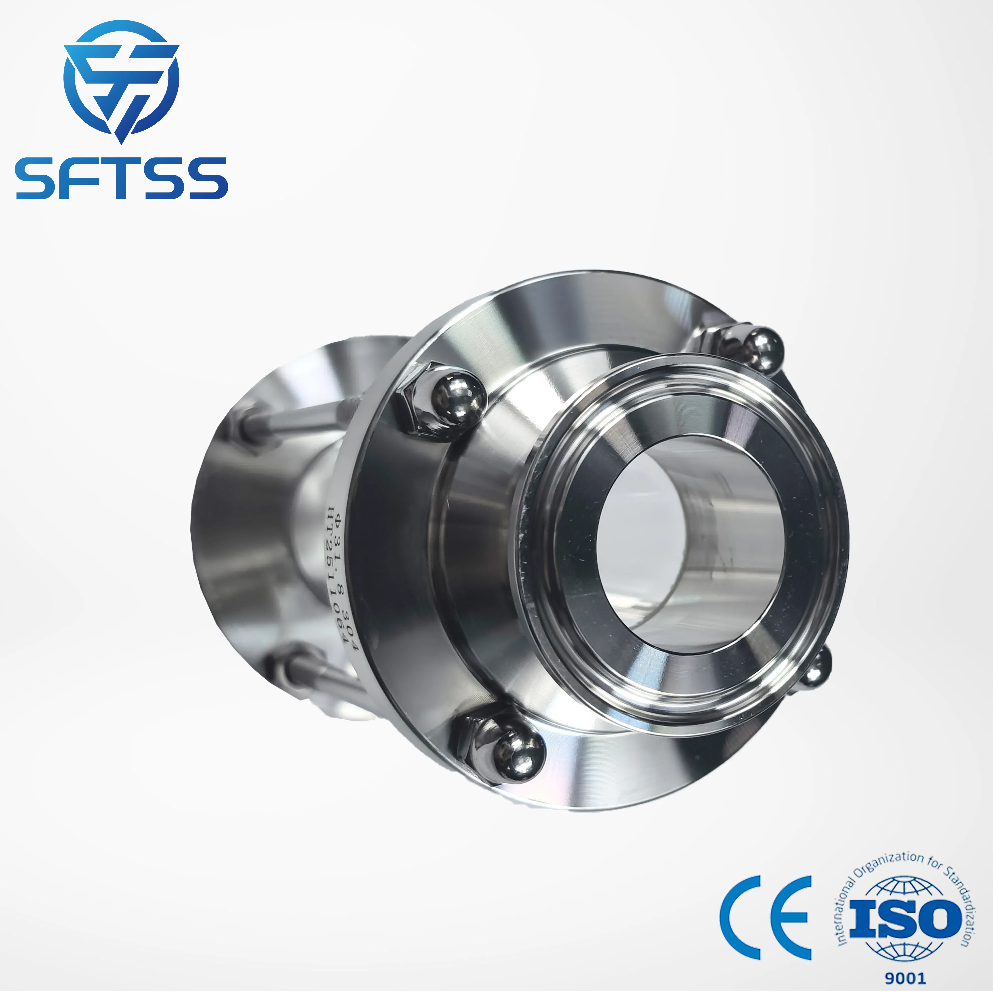 Premium Sanitary Stainless Steel Clamp Sight Glass for Industrial Applications